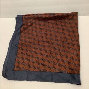 Roberta Di Camerino 34 x 34 Multicolor Scarf Geometric Design 100% Silk Italy